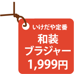 和装ブラジャー 1,999円